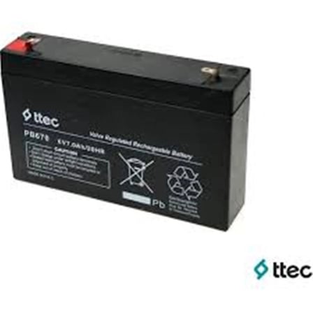 Ttec 6V 7AH Bakımsız Kuru Akü (KDO)
