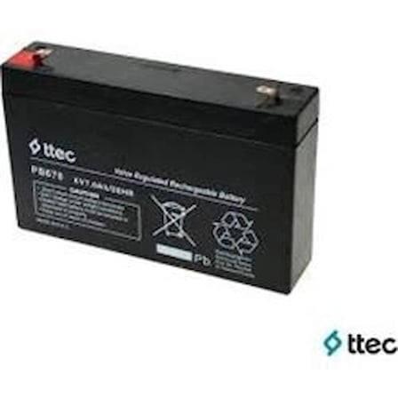 Ttec 6V 7AH Bakımsız Kuru Akü (KDO)