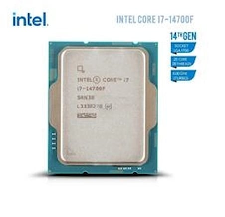 Intel Core i7 14700F TRAY 2.1GHz 20 Çekirdek 33MB L3 Önbellek Soket 1700 Kutusuz İşlemci (KDO)