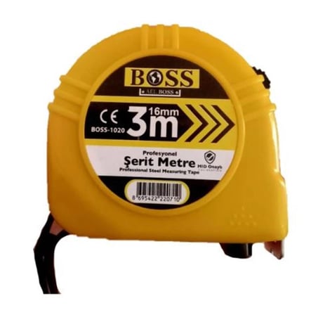 Boss Şerit Metre 16mm 3 metre (KDO)