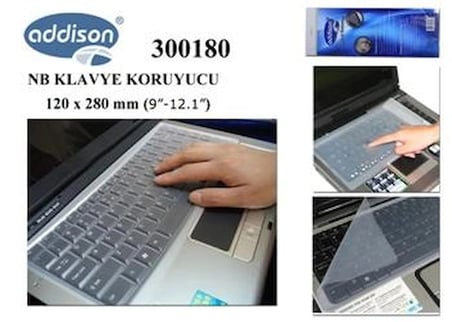 Addison 300180 9"-12.1" Notebook Klavye Koruyucu (KDO)
