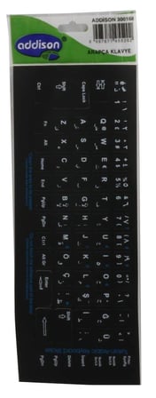 Addison 300168 Arapça q Klavye Stıker (KDO)