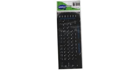Addison 300169 Rusça q SiyahKlavye Stıker (KDO)