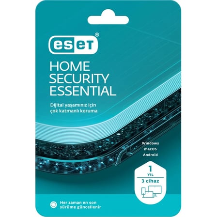 Eset Home Securıty Premıum 3 Kullanıcı 1 Yıl Box Kutu (KDO)