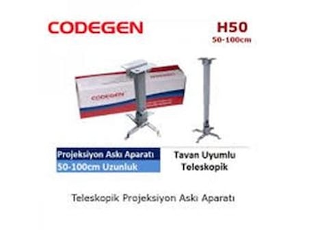 Codegen H50 Tavan Asma Aparatı 50-100 cm (Teleskop (KDO)