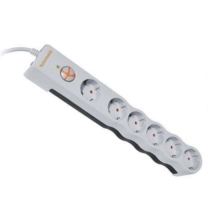 Tunçmatik TSK5015 Powersurge Beyaz Beşli 2 Usb Girişli 1,5 metre Akım Korumalı Priz (KDO)