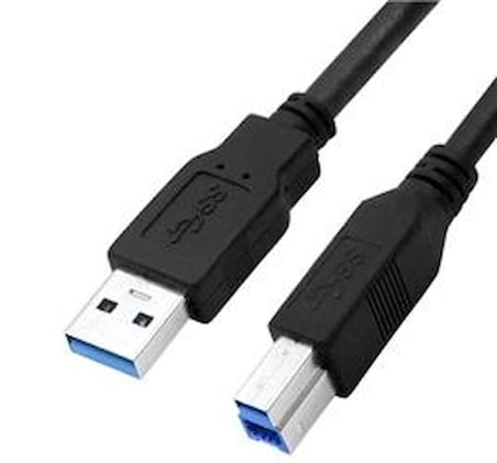 Dark"DK-CB-USB3PRNL150" USB 3.0 1.5m Printer Kablosu (USB3.0 A Tip Erkek - B Tip Erkek) (KDO)