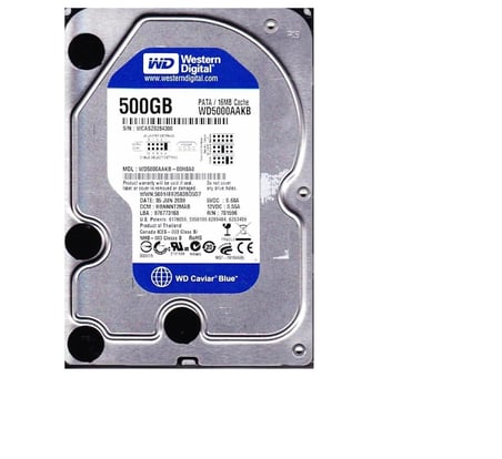 Wd 500GB 3.5" Ide 500GB 7200RPM 16MB WD5000AAKB (Eski Tip IDE) Harddisk (KDO)