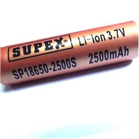 Supex ICR21700 5000MA 3.7V 3C Lityum ion Pil (KDO)