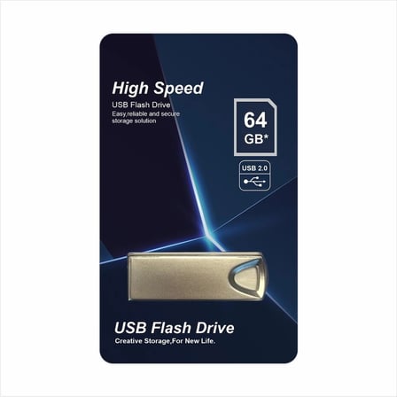 Elba 64GB Metal 2.0 USB Flash Bellek (KDO)