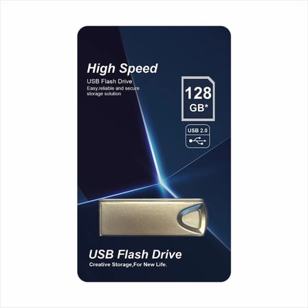 Elba 128GB Metal 2.0 USB Flash Bellek (KDO)