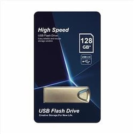 Elba 128GB Metal 2.0 USB Flash Bellek (KDO)
