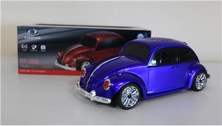 EVERTON RT-1939 Lacivert  Arabalı  Bluetooth Fm-Usb-Tf-Aux Şarjlı Nostaljik Radyo (KDO)