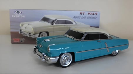 EVERTON RT-1940 Mavi Bluetooth Fm-Usb-Tf-Aux Şarjlı Nostaljik Radyo (KDO)