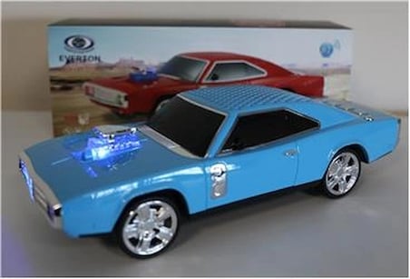 EVERTON RT-1959 Mavi (Blue) Arabalı  Bluetooth Fm-Usb-Tf-Aux Şarjlı Nostaljik Radyo (KDO)