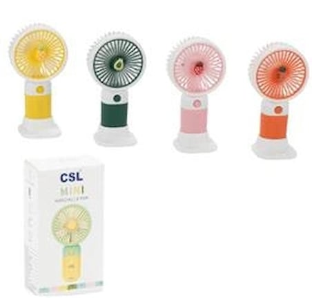 CSL CS-38 Şarjlı Mini Fan Pembe (KDO)