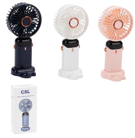 CSL F100 Şarjlı Mini Fan Pembe (KDO)