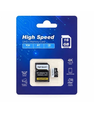 ELBA High Speed 16GB A1 V30 U3 Micro Hafıza Kartı Class10 (KDO)