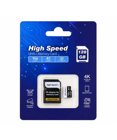 ELBA High Speed 128GB A1 V30 U3 Micro Hafıza Kartı Class10 (KDO)