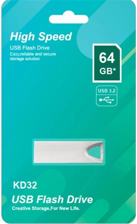 Elba 64GB Metal 3.2 USB Flash Bellek (KDO)