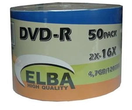 Elba Dvd-r 50Lİ 4,7gb-120min 16x Shrink (KDO)