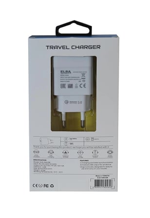 Elba Elb10 10W 3.0A Hızlı Şarj Akıllı Koruma Usb EV Şarj Kafa (KDO)