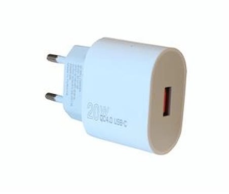 Elba ELB03-20USB Beyaz 20W USb Şarj Kafa QC4.0(Akıllı Koruma-Hızlı Şarj-Isıya Dayanıklı) (KDO)