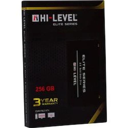 Hi-Level 256GB Elite 560MB-540MB-s Sata 3 2.5" SSD HLV-SSD30ELT-256G Ssd Harddisk (KDO)