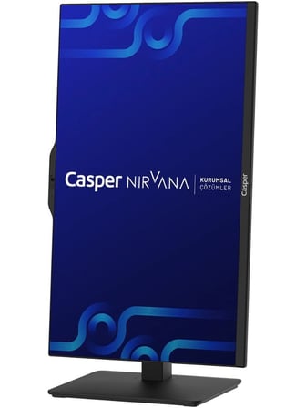 Casper Nirvana A90.1342-BE00X-V-S Siyah Intel i5-13420H 16GB RAM 500GB NVME 23.8" Pivot All In One (KDO)