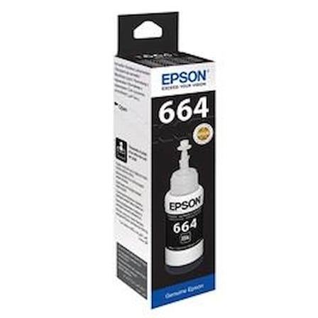Epson T6641 Black Siyah Şişe Mürekkep T66414A (KDO)