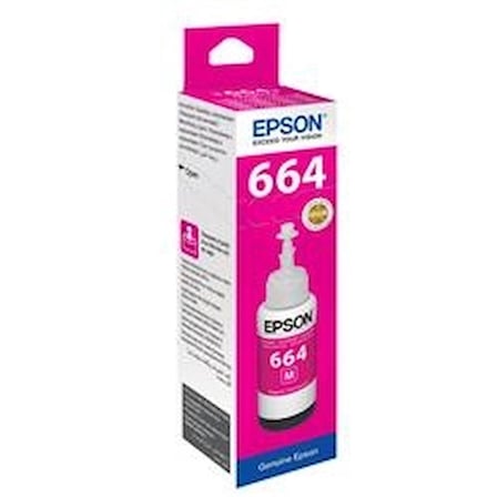 Epson T6643 Magenta Kırmızı Şişe Mürekkep T66434A (KDO)
