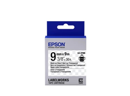 Epson LK-2WBN Standart Beyaz Üzeri Siyah 6mm 9Metre Etiket (KDO)