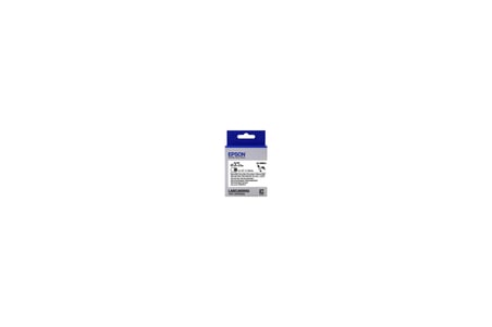 Epson LK-4WBA3 Beyaz Üzeri Siyah Makaron (1,07-3,18 mm çap) 2,5Metre (KDO)