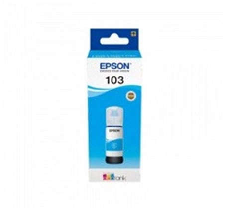Epson 103 Cyan Mavi Şişe Mürekkep T00S24A L1210-3210-3250-5290 (KDO)