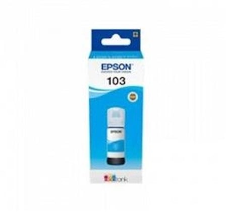 Epson 103 Cyan Mavi Şişe Mürekkep T00S24A L1210-3210-3250-5290 (KDO)