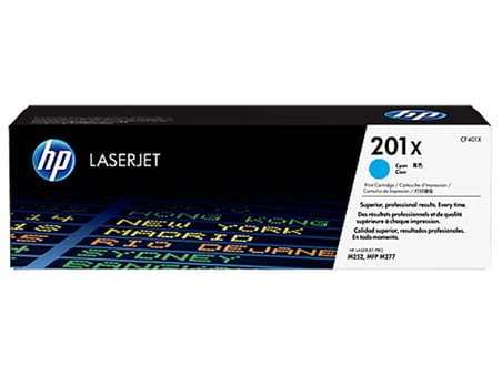 HP 201X Cyan Mavi Yüksek Kapasite 2.800 Sayfa Toner CF401X (KDO)