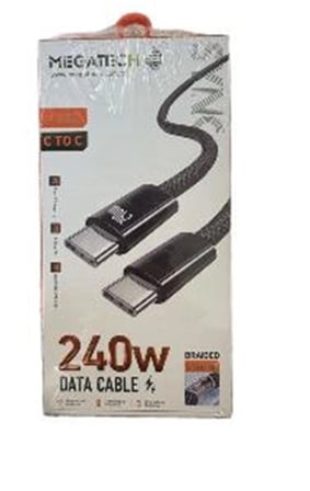 Megatech MT-240T Hasır Type-C To Type-c Data Kablosu (KDO)