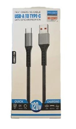 Megatech MT-120wt Hasır 120W Usb To Type-C Data Kablosu (KDO)