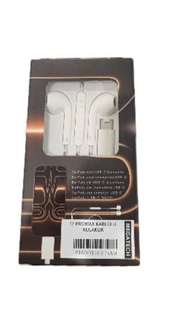 Megatech 17 Type-c Beyaz Renk Mikrofonlu Kulaklık (KDO)
