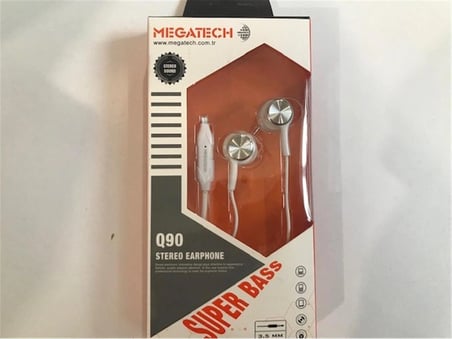 Megatech QG-90 Beyaz Mikrofonlu Kulaklık Mıknatıslı (KDO)
