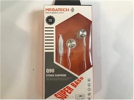 Megatech QG-90 Beyaz Mikrofonlu Kulaklık Mıknatıslı (KDO)