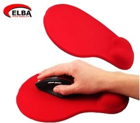 Elba K06152 Bileklikli Jel Mouse Pad Kırmızı (KDO)