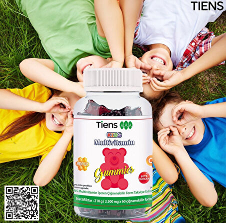 Tıens Gta Kids Multivitamin İçeren Çiğnenebilir Takviye Edici Gıda