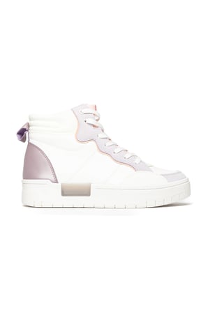 Kadın Bilekli Kalın Taban Bağcıklı Sneaker