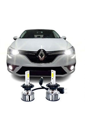 RENAULT MEGANE Uyumlu 4 LED KISA FAR AMPULÜ DUO H7