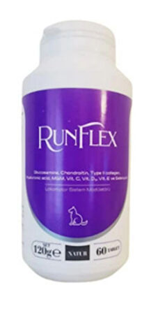 Natur Runflex Köpek Vitamin Mineral Eklem Destekleyici 60 Tablet