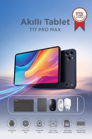 Delux Serisi İnternet Bağlantı Günlük T17 Pro Max Koyu Mavi