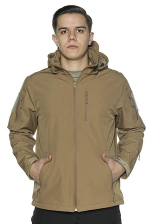 Doğa Yürüyüşü Soğuk Hava Seyahat Single Sword Su Geçirmez Outdoor Softshell Taktik Erkek Mont
