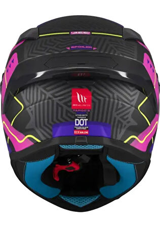 MT Targo Brık C8 Mat Pembe Kapalı Kask (XS)