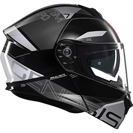 MT Genesıs Sv Atempo b2 Parlak Çene Açılır Kask